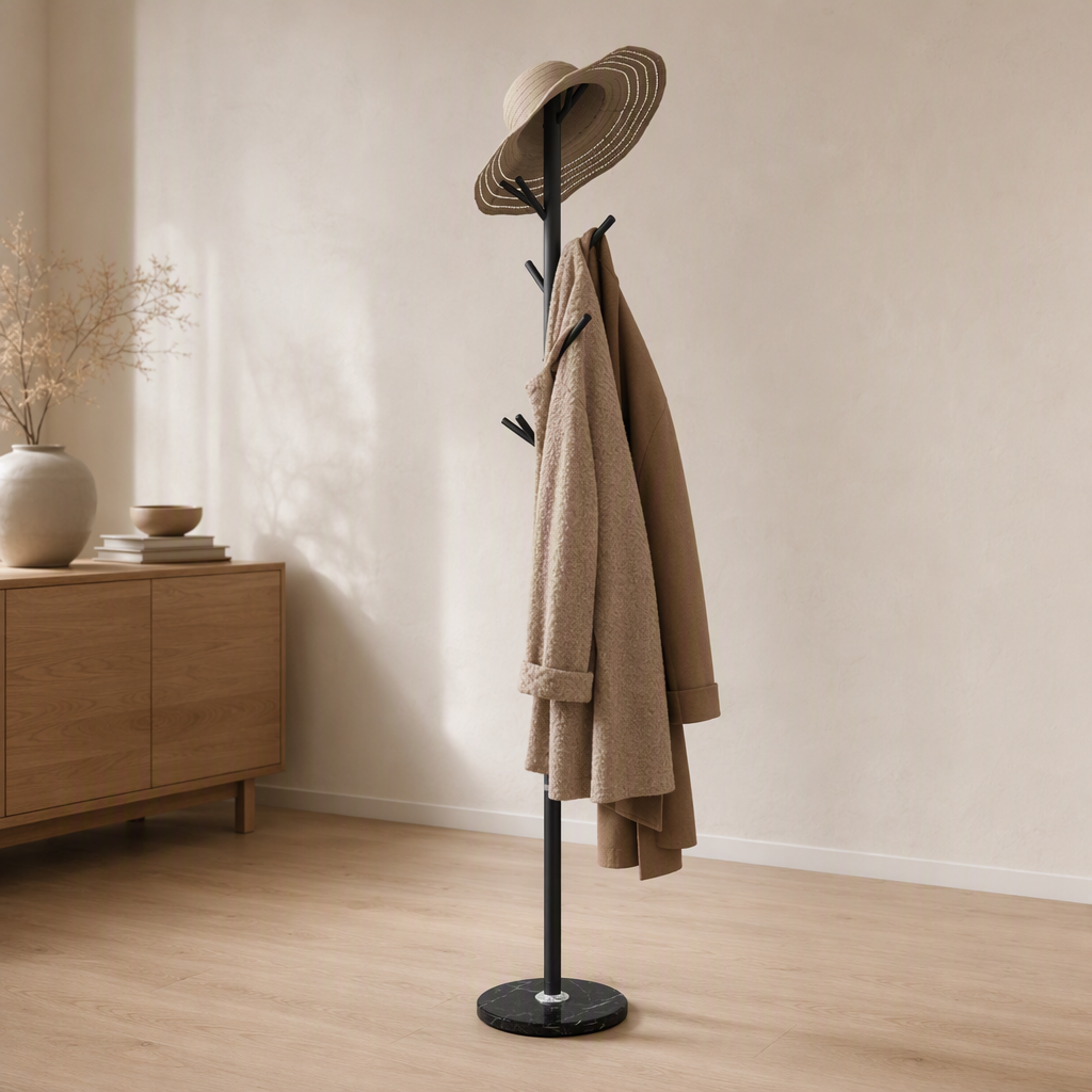 Garderobenständer 175 cm – Marmor gibt Stand
