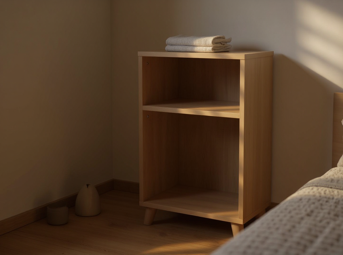 Glatte abwischbare Oberfläche des Regals 80 x 40 x 65 cm aus Holzwerkstoff
