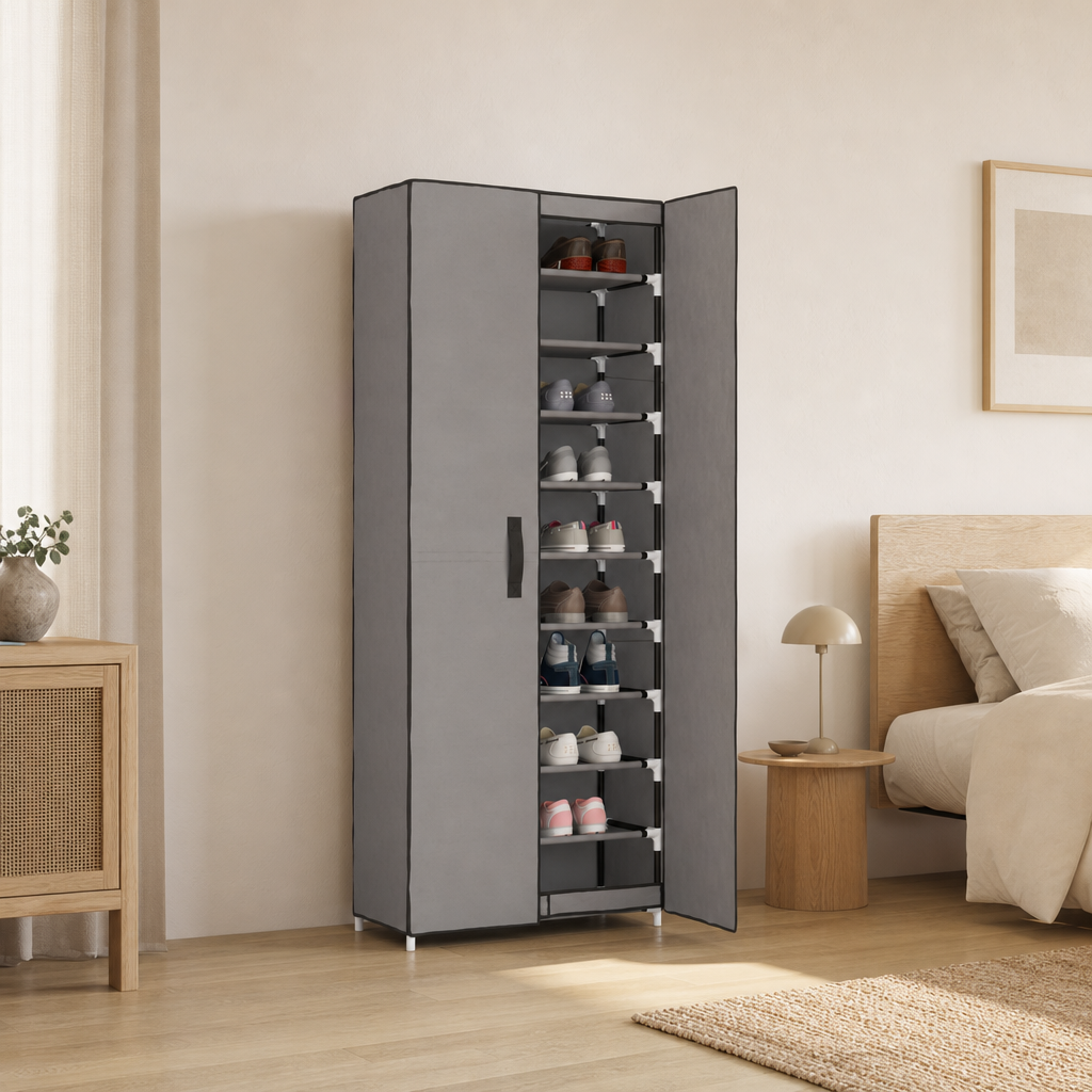 Schuhschrank Stoff 60 cm – Leicht genug zum Umstellen