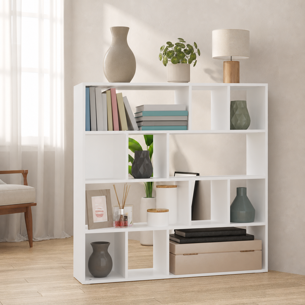 Standregal 105 cm – Die Deckplatte trägt mit