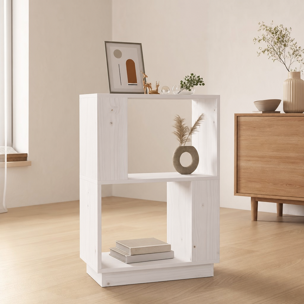 Standregal 51 cm Kiefer – Von beiden Seiten offen